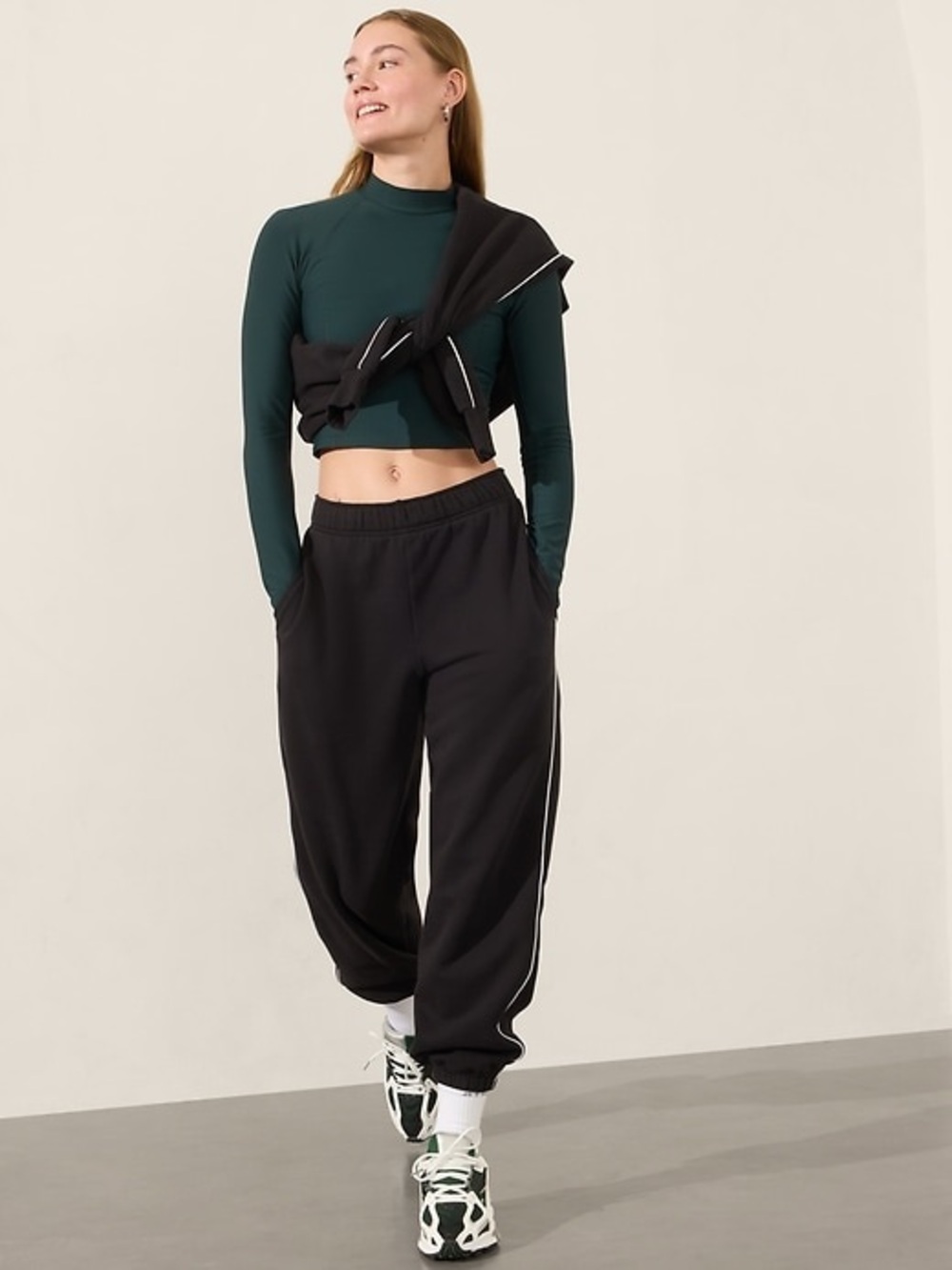 Athleta Forever Fleece High Rise Jogger